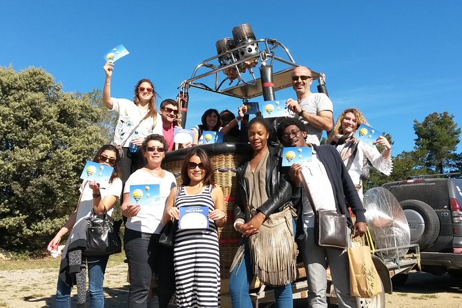 Balloon Ride over Catalonia with optional Pick-up from Barcelona - When Montserrat, the Pyrenees, and the Mediterranean actually appear