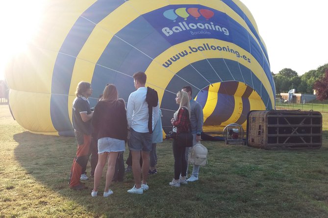 Balloon Ride over Catalonia with optional Pick-up from Barcelona - Landing celebration: pink cava toast, brunch, and a pilot-signed certificate