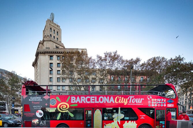 Barcelona City Tour Hop-On Hop-Off with Optional Boat - West Route: Montjuïc area vibes, Camp Nou side, and the harbor
