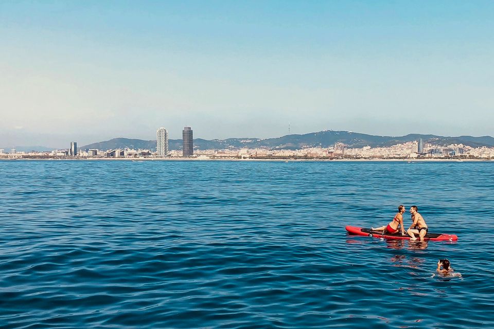 Barcelona: Coastline Boat Trip with Snacks and Cava - Price and value: $32 for sailing, swim time, and included drinks
