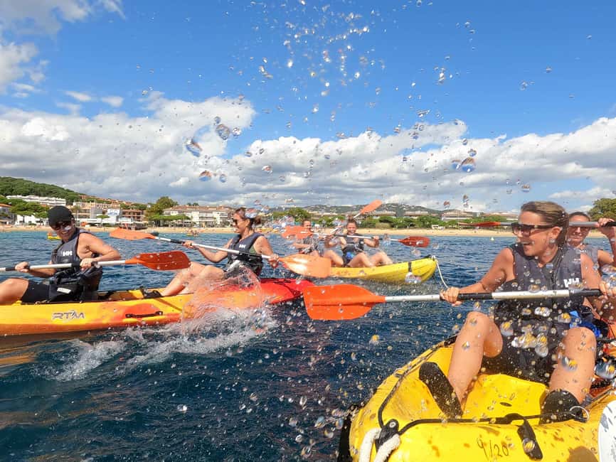 Barcelona: Costa Brava Kayak and Snorkel Tour with Lunch - Kayaking Lessons That Don’t Waste Time