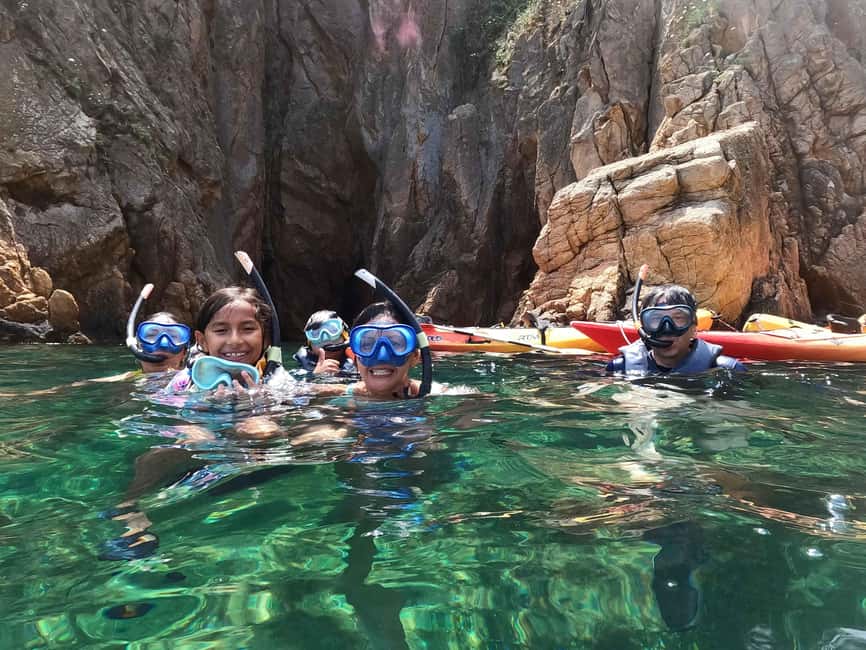 Barcelona: Costa Brava Kayak and Snorkel Tour with Lunch - The 3 Hours of Free Time: Relax, Swim, or Walk