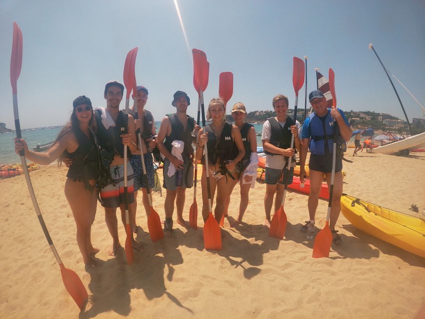 Barcelona: Costa Brava Kayak and Snorkel Tour with Lunch - S’Agaró Arrival: Beach Basecamp, Lunch, and Setup