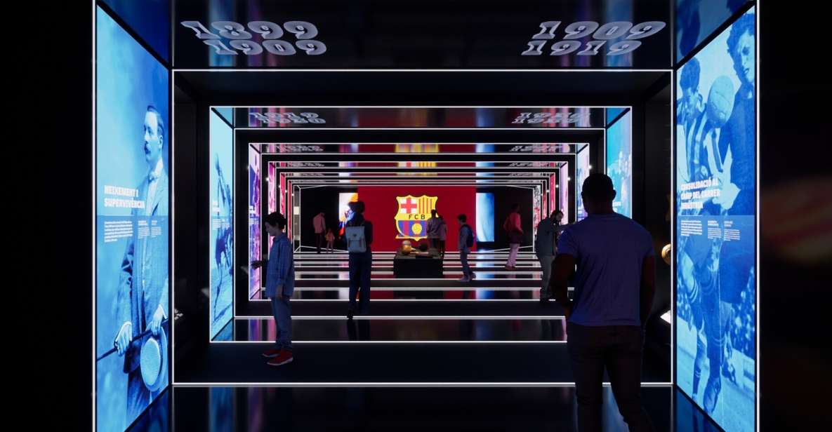 Barcelona: F.C. Barcelona Museum Immersive Guided Tour - Spotify Camp Nou Live 360º: The Center-of-the-Stadium Moment