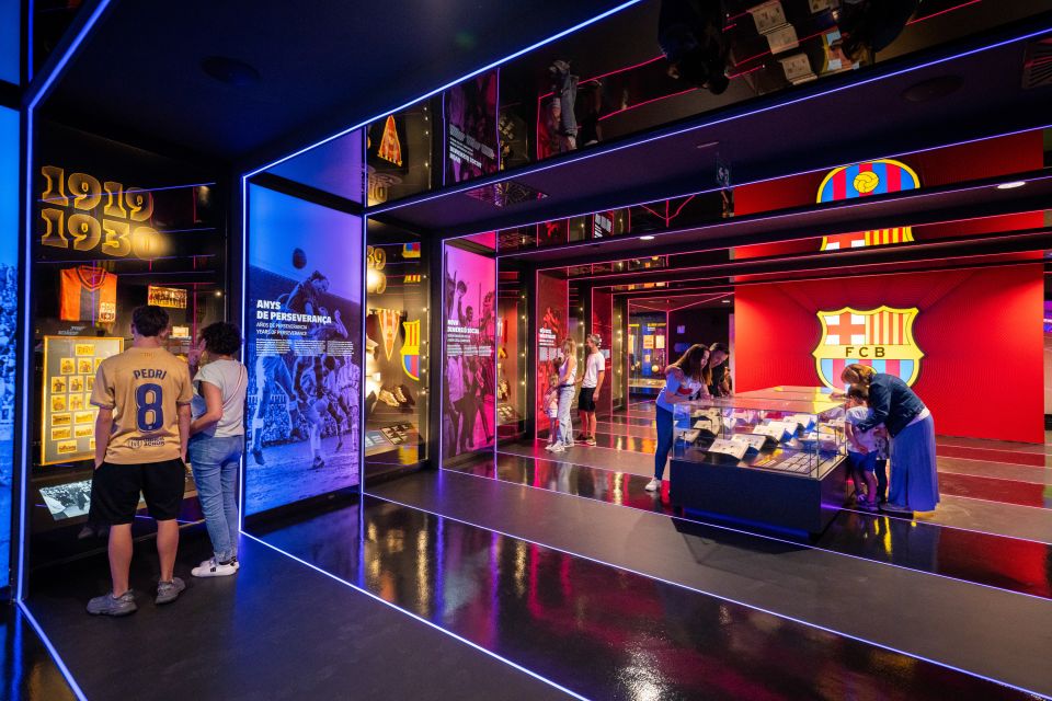 Barcelona: FC Barcelona Museum "Barça Immersive Tour" Ticket - Optional Robokeeper challenge and VR: when you want extra play