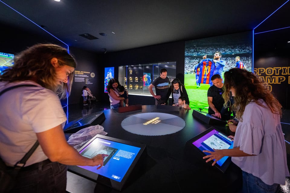 Barcelona: FC Barcelona Museum Total Experience Pass - We are history tunnel and the Cruyff-focused stop