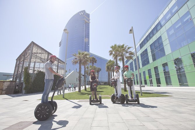 Barcelona Guided Tour by Segway - Entering Barcelona’s highlights zone at Jardins de les Tres Xemeneies