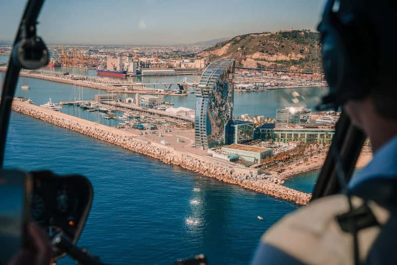 Barcelona: Helicopter Flight, Boat Ride, and Walking Tour - Port Vell cruise: the calm counterweight to the helicopter