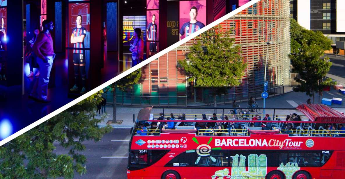 Barcelona Hop-On Hop-Off Bus and FC Barcelona Immersive Tour - How the Hop-On Hop-Off really works: picking East vs West