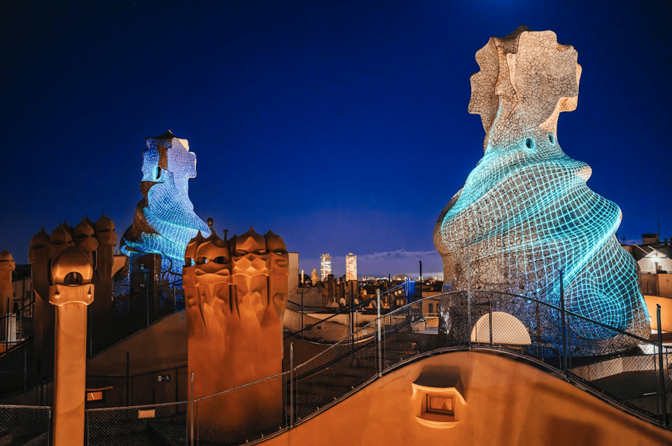 Barcelona: La Pedrera Night Experience - What you’ll see inside Casa Milà: patios, apartments, and the penthouse