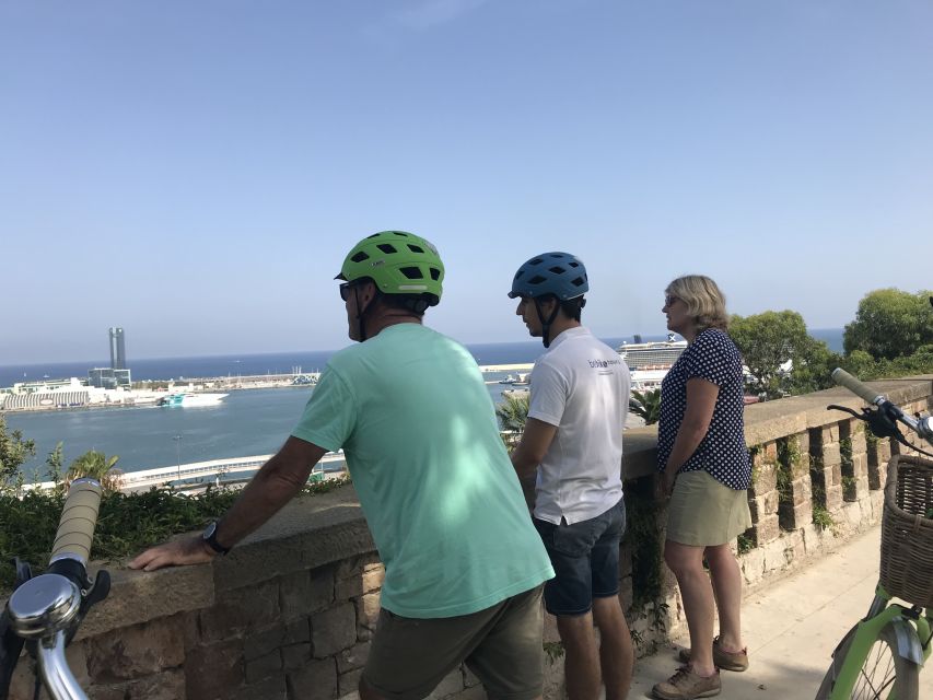 Barcelona: Montjuic Hill E-Bike Tour - Port Vell and the sea edge: from Maremagnum to Miramar gardens