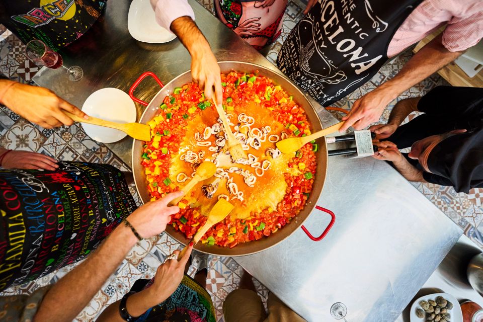 Barcelona: Paella Cooking Class with Market Visit and More - The paella masterclass: from sofrito to socarrat