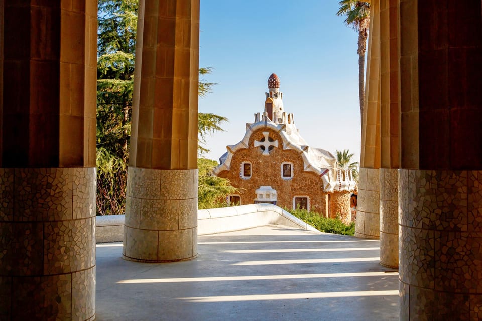 Barcelona: Park Güell and Gaudí House Museum Entry Ticket - Park Güell on your time: Salamander statue, mosaics, and terrace views