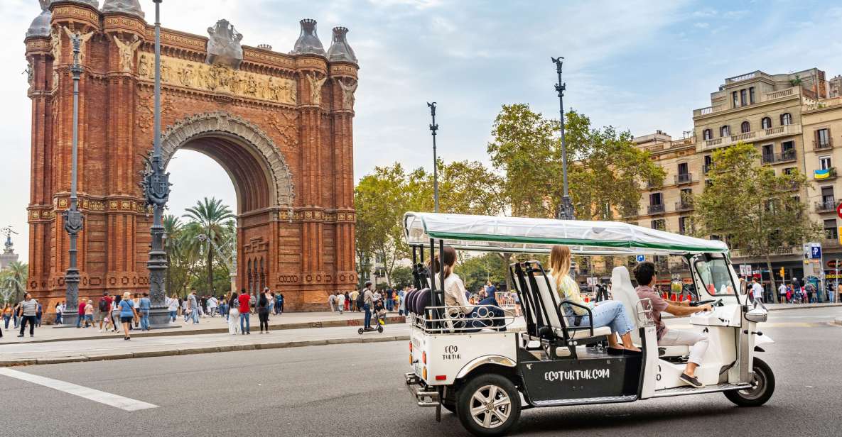 Barcelona: Private City Tour by Eco Tuk Tuk - An electric tuk tuk is the smart way to start Barcelona