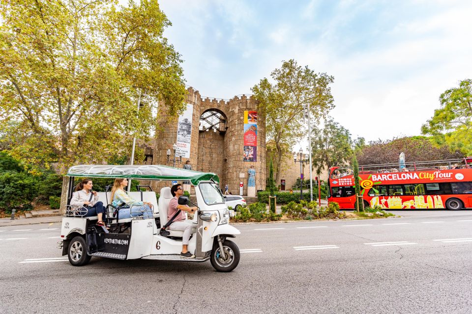 Barcelona: Private City Tour by Eco Tuk Tuk - The Olympic Port: a different side of Barcelona