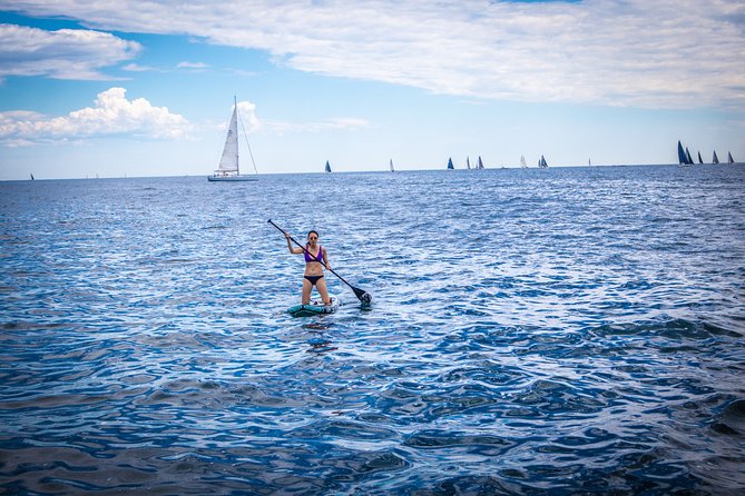 Barcelona Private Sailing Tour with Drinks for Family and Friends - Swim time and inflatable toys: the part you should plan for