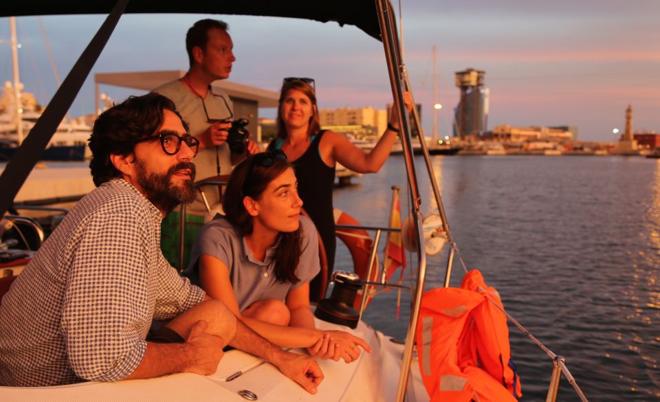 Barcelona: Unique Sunset Sailing Tour with Tapas & Open Bar - Tapas and open bar: what the food and drinks add to the experience