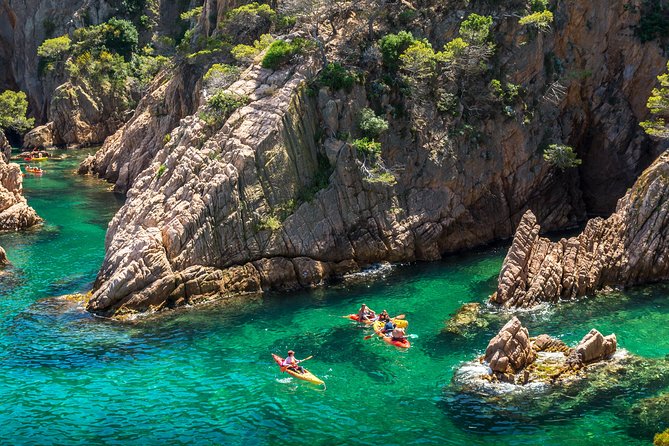 Costa Brava Kayaking and Snorkeling Small Group Tour with Lunch - Snorkeling: equipment included, fins are the wildcard