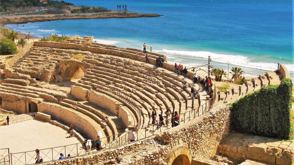 From Barcelona: Tarragona & Sitges Full Day Tour with Pickup - San Bartolomé and Santa Tecla, Maricel Palace, and the Quiet-Corner Break