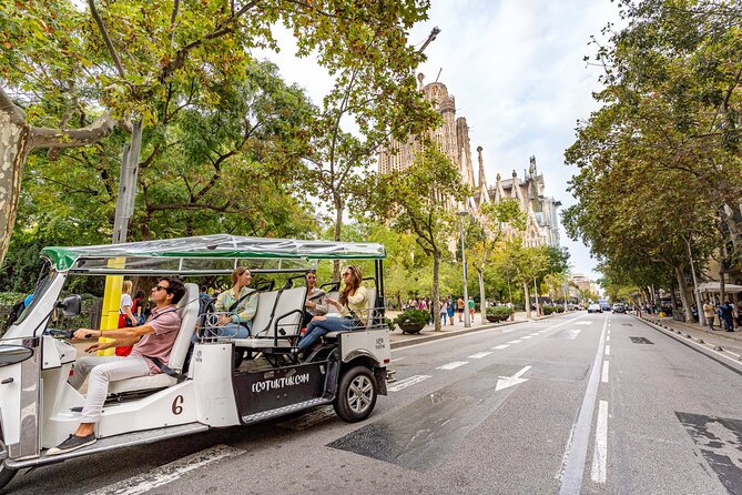 Tour Welcome Barcelona with Local Guide in Eco Tuk Tuk Private - Passeig de Gràcia modernism: Casa Batlló and why this stretch matters