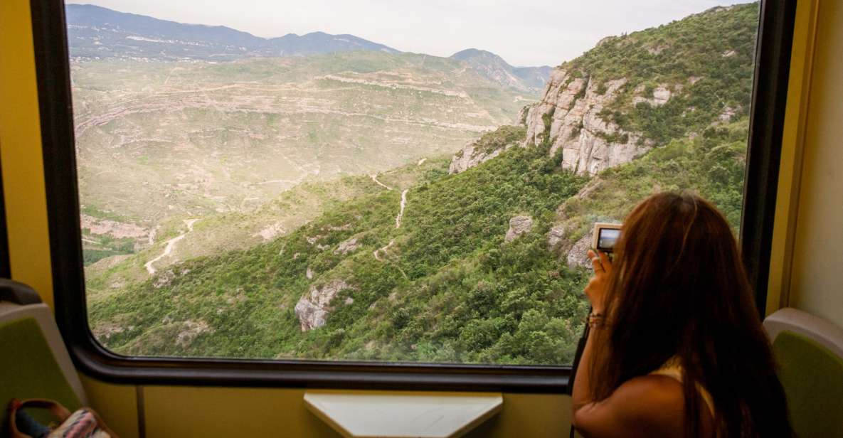 Trans Montserrat: Return Ticket and Audiovisual Exhibit - Riding out: metro and the train rhythm to Monistrol de Montserrat