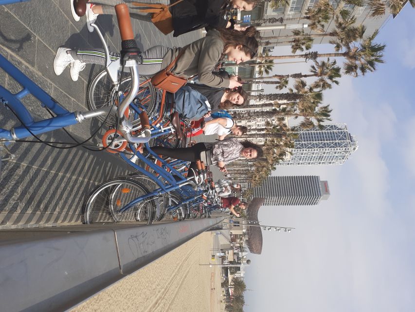 Unusual Barcelona Bike Tour in French - Family-friendly details: trailer/arm/baby-chair and secure options